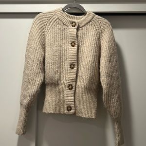 Zara button up sweater